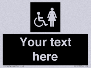 Custom information: black panel disabled and female